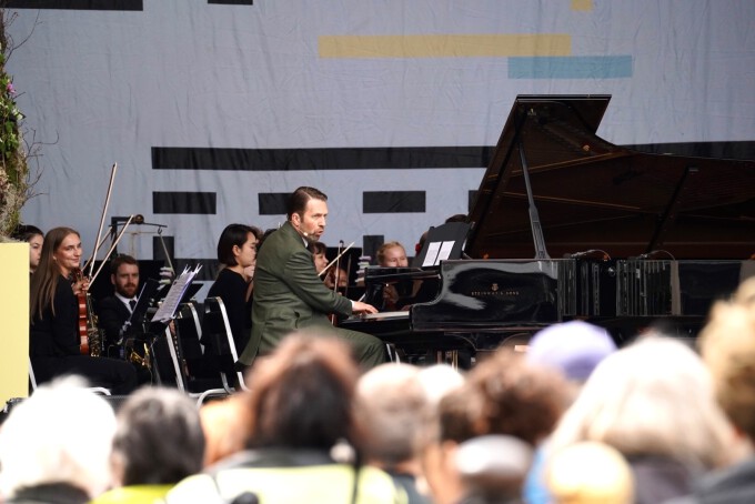 Pianist Leif Ove Andsnes var konferansier for årets åpningsseremoni. Foto: Sara Svanemyr, Det kongelige hoff.
